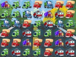 Vehicle Tile Swap Puzzle