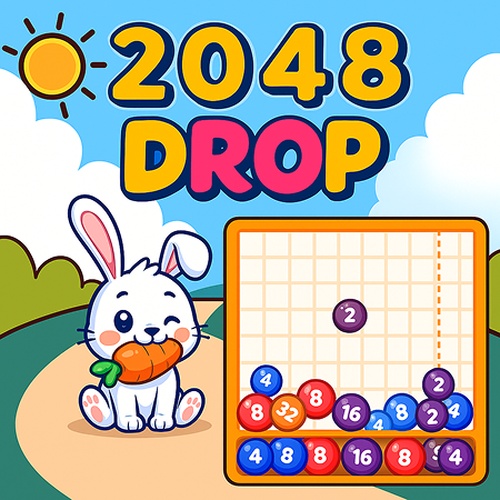 2048 Drop Puzzle Game