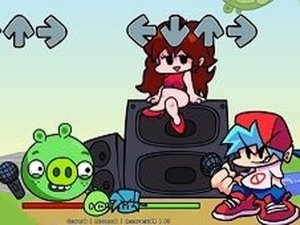 FNF Vs Bad Piggies Online Game