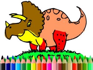BTS Dinosaur Coloring Book Online Game