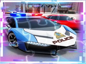 Police Cars Match3 Puzzle Slide Online Game