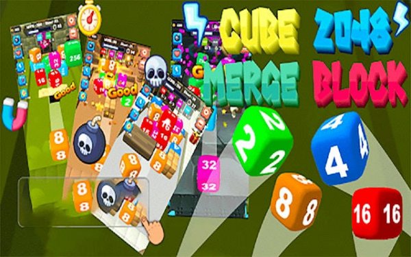 2048 Cube Merge Block Puzzle Online Game