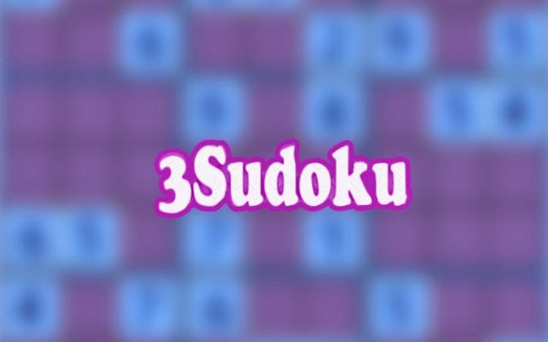 3Sudoku Online Puzzle Game