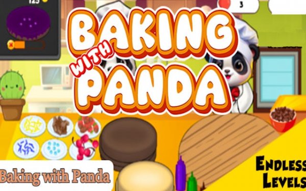 Baking with Panda: Cake Shop Simulator Online Game