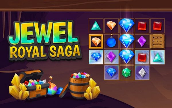 Jewel Royal Saga: Match 3 Puzzle Game Online