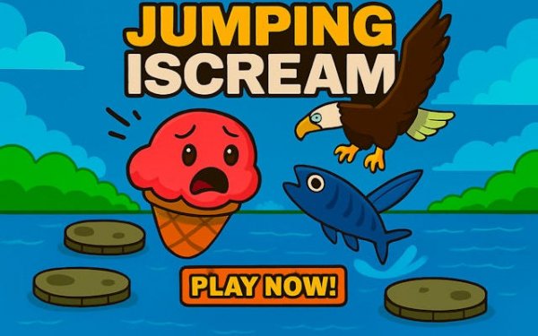 Jumping Iscream - Ice Cream River Adventure Online Game