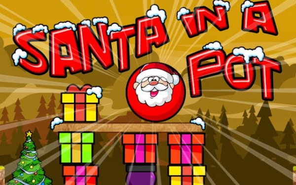 Santa In A Pot - Christmas Puzzle Game Online