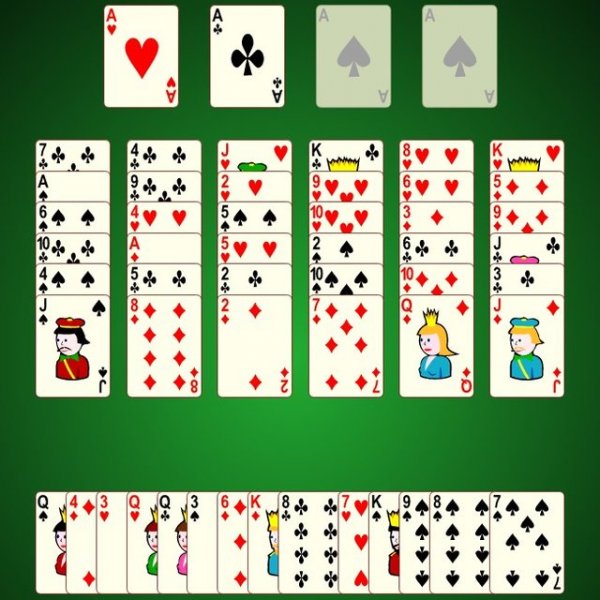 Garden of Flowers Solitaire Puzzle Game