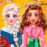 BFFs Kimono Fashion Online Dress-Up Game