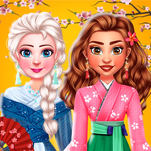 BFFs Kimono Fashion Online Dress-Up Game