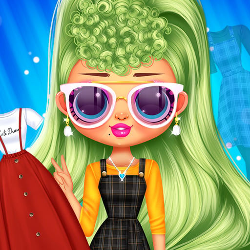 BFFs Pinafore Fashion Dress Up Game