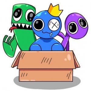 Rainbow Friends Coloring 3