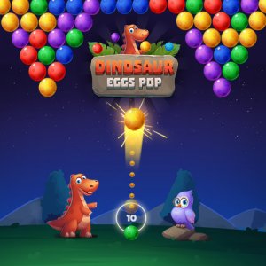 Dinosaur Eggs Pop Online Puzzle Game